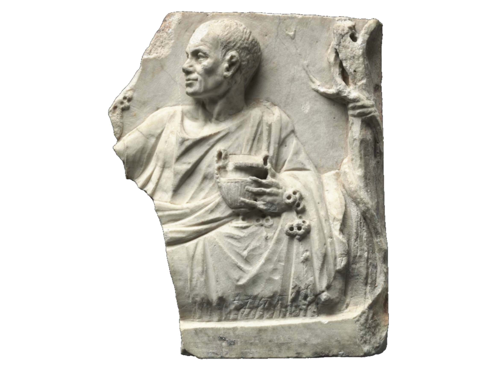 Latijnse Kring: Horatius' liefdeslyriek - Jaak Peersman (Horatiusreliëf (Boston, MFA) Italië ca. 50 v.Chr.)