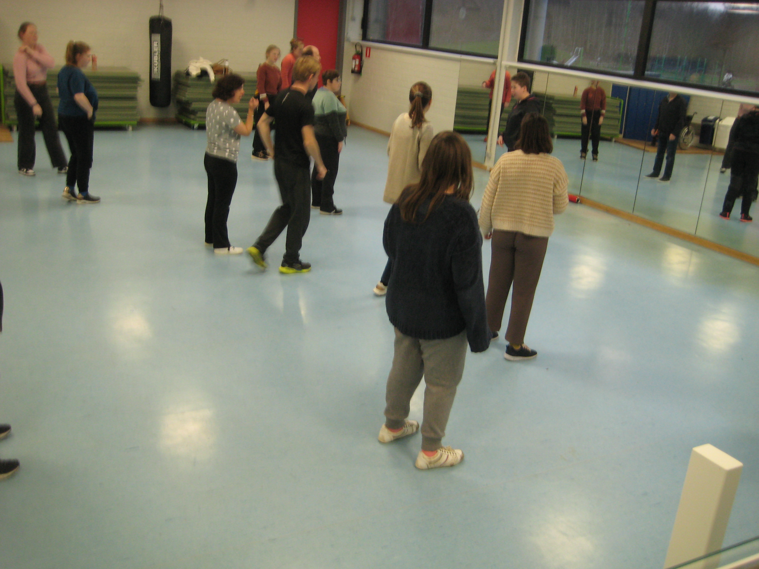 In onze danszaal in Driebeek