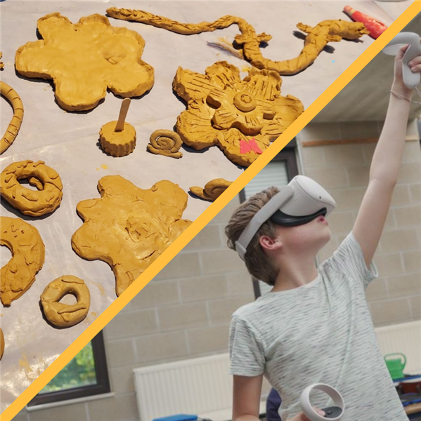 Speelcafé XL: Spelen met klei & virtual reality