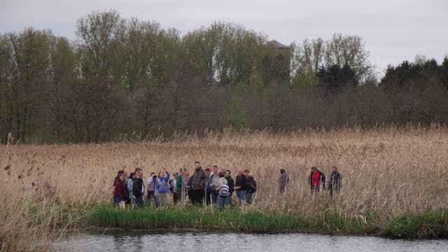 Natte voetenwandeling