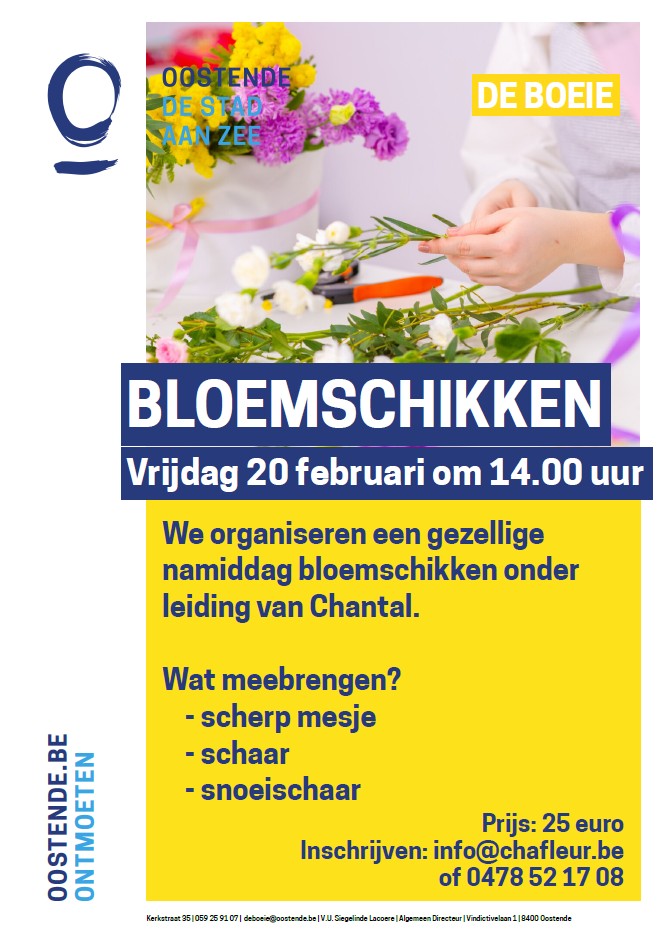 Bloemschikken met Chantal