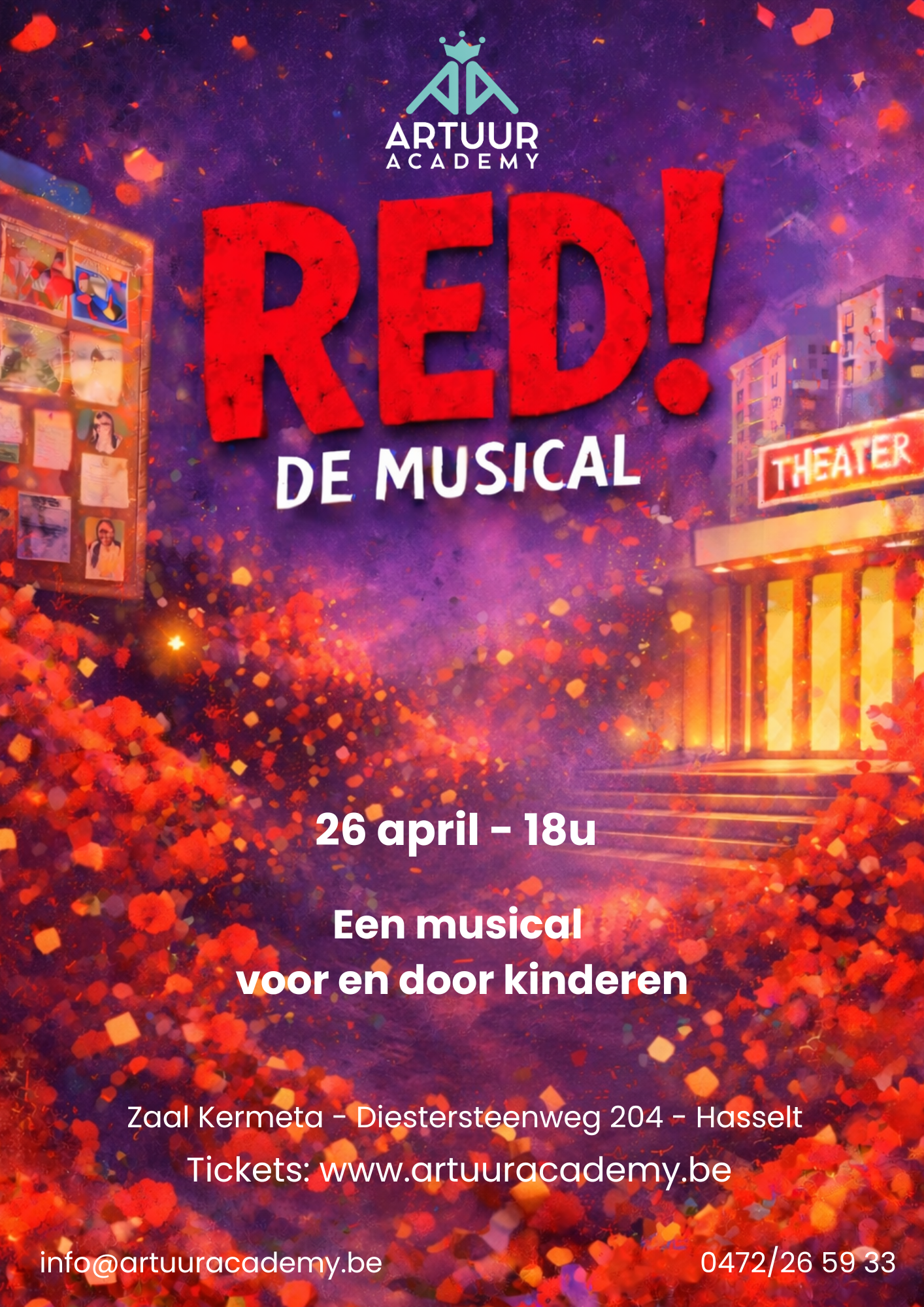 Flyer RED! De Musical