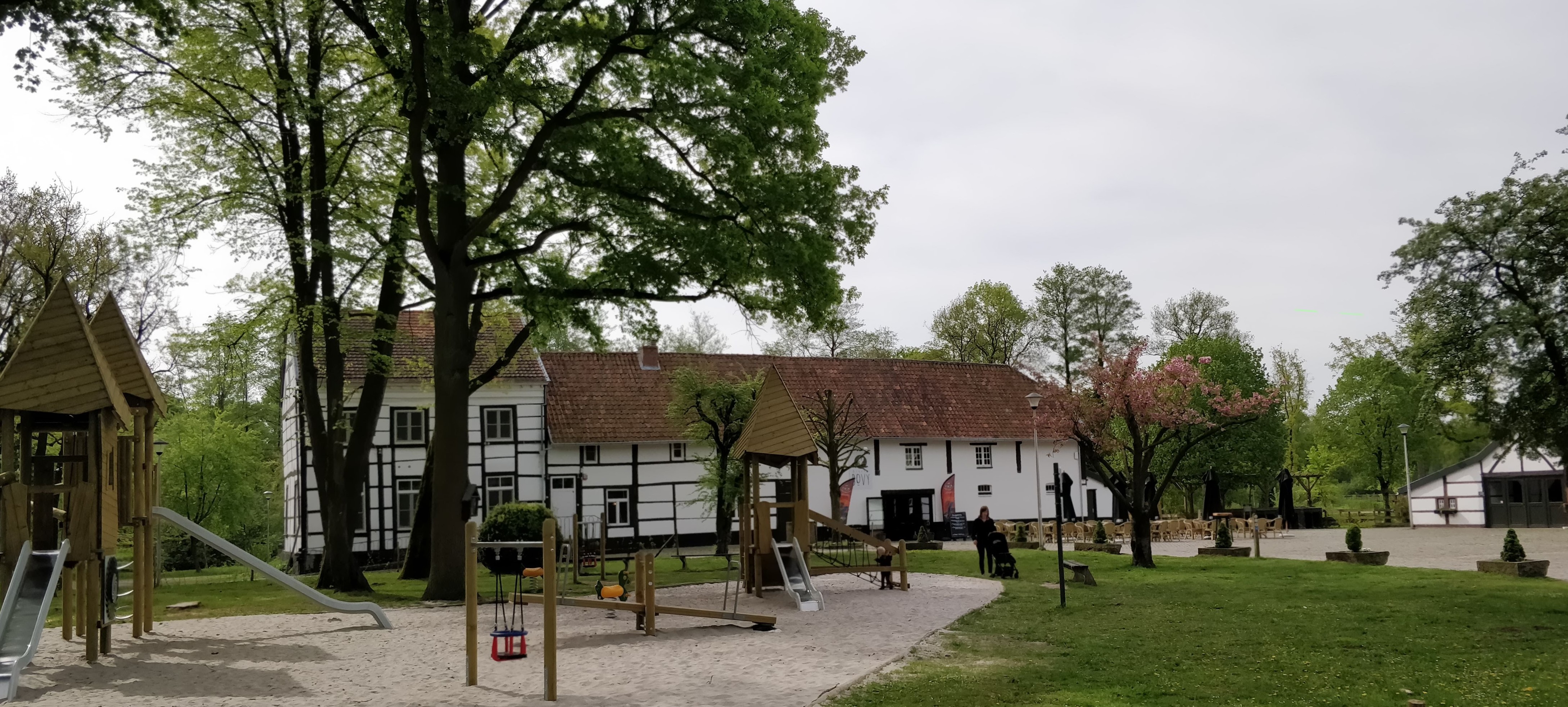 Binnenplein Domein Bovy