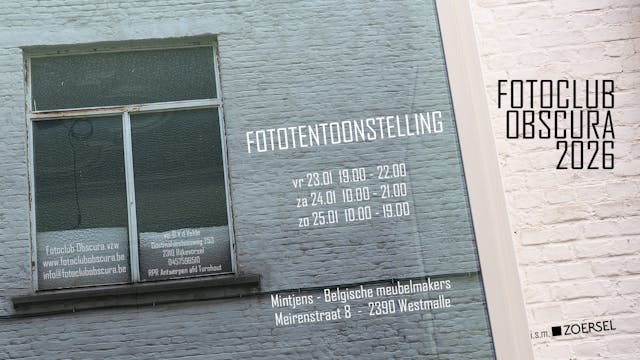 FOTOTENTOONSTELLING 2026 FOTOCLUB OBSCURA ZOERSEL
