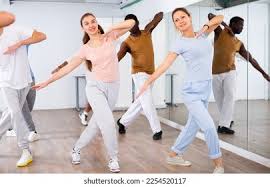 Synchroon dansen is een lust voor het oog !