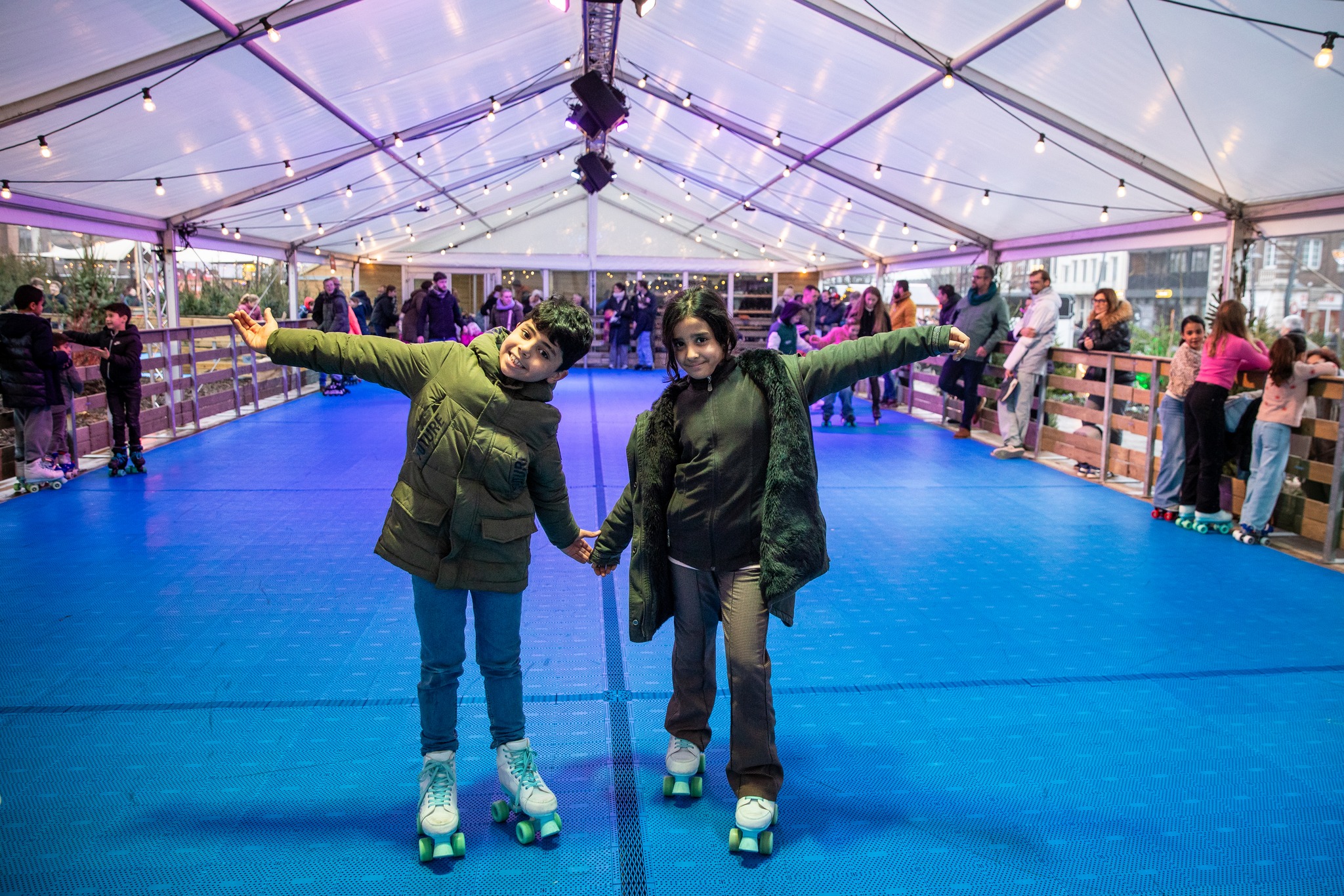 Skeelerende kinderen