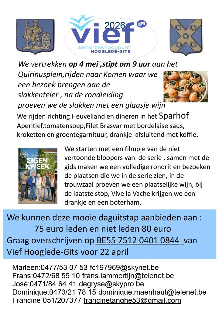 daguitstap in Belgie