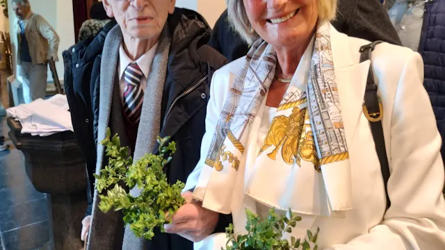 Palmzondag in de kerk van Sint-Martens-Latem