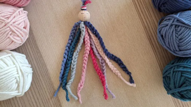 octopussleutelhanger wol