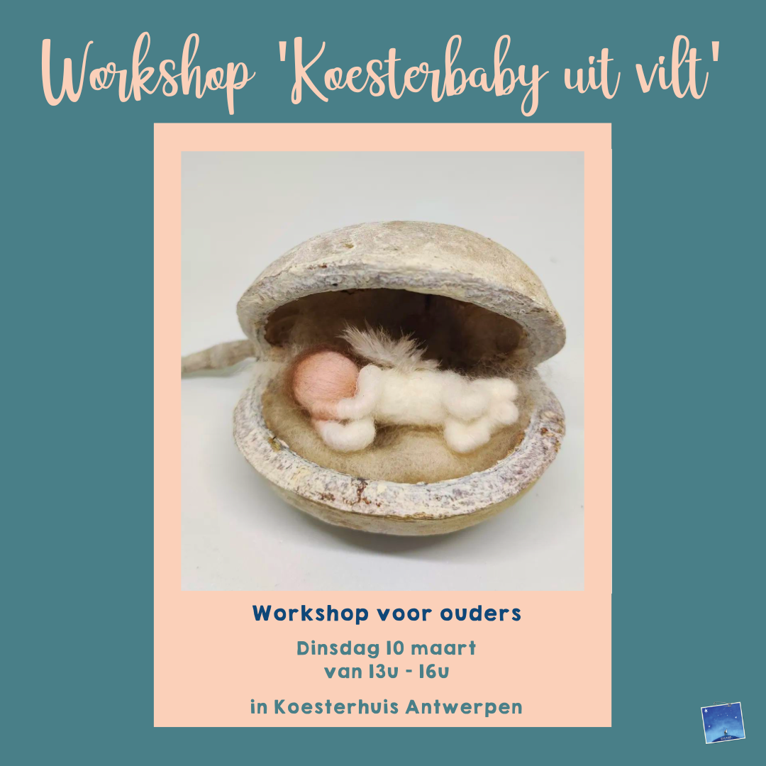 koesterbaby uit vilt