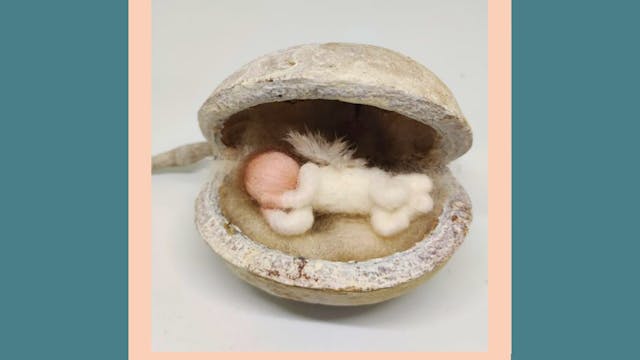 koesterbaby uit vilt