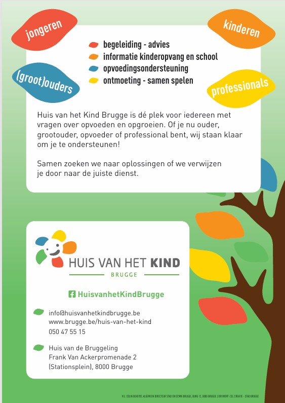 flyer Huis van het Kind Brugge 