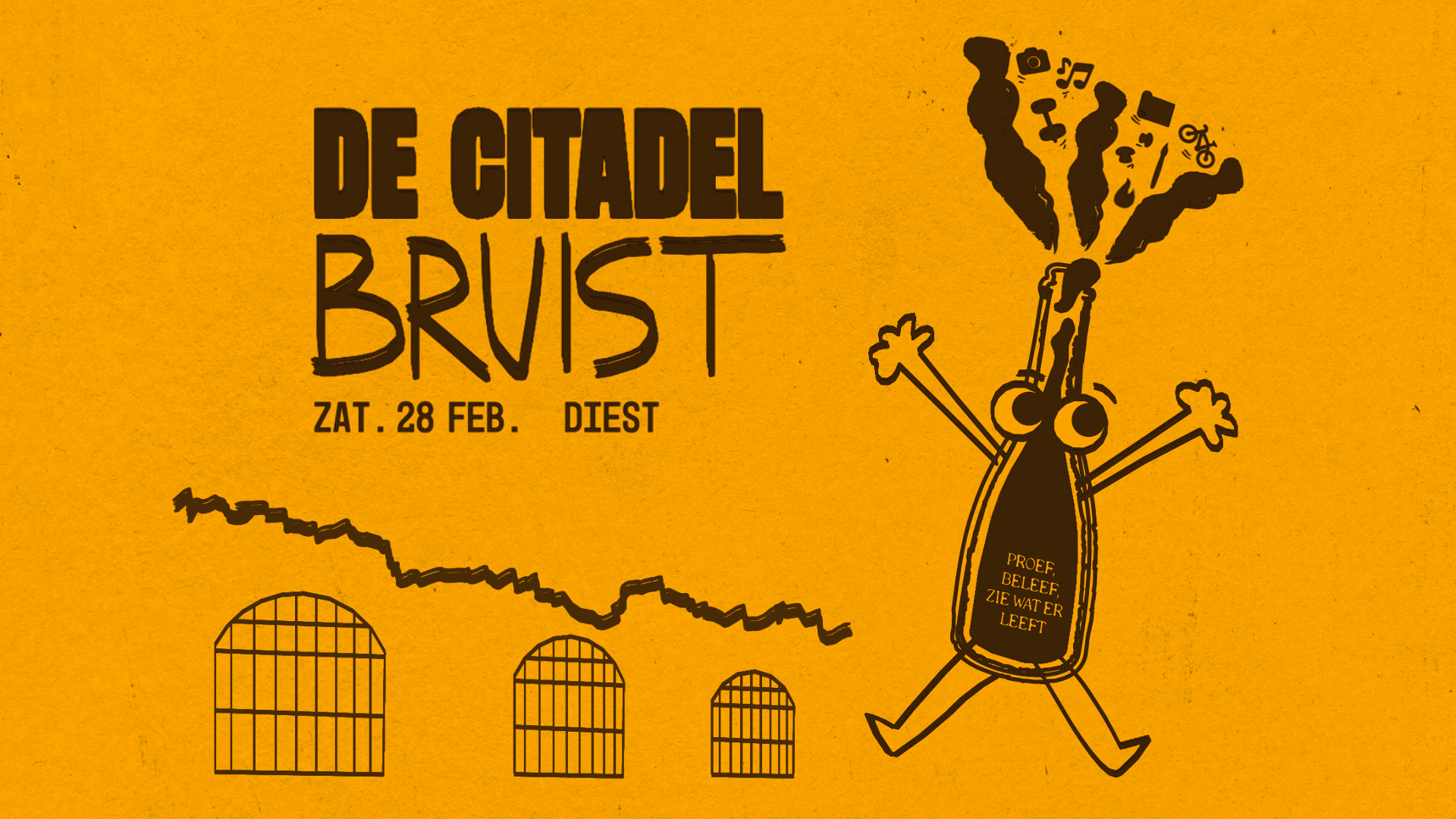 De Citadel bruist