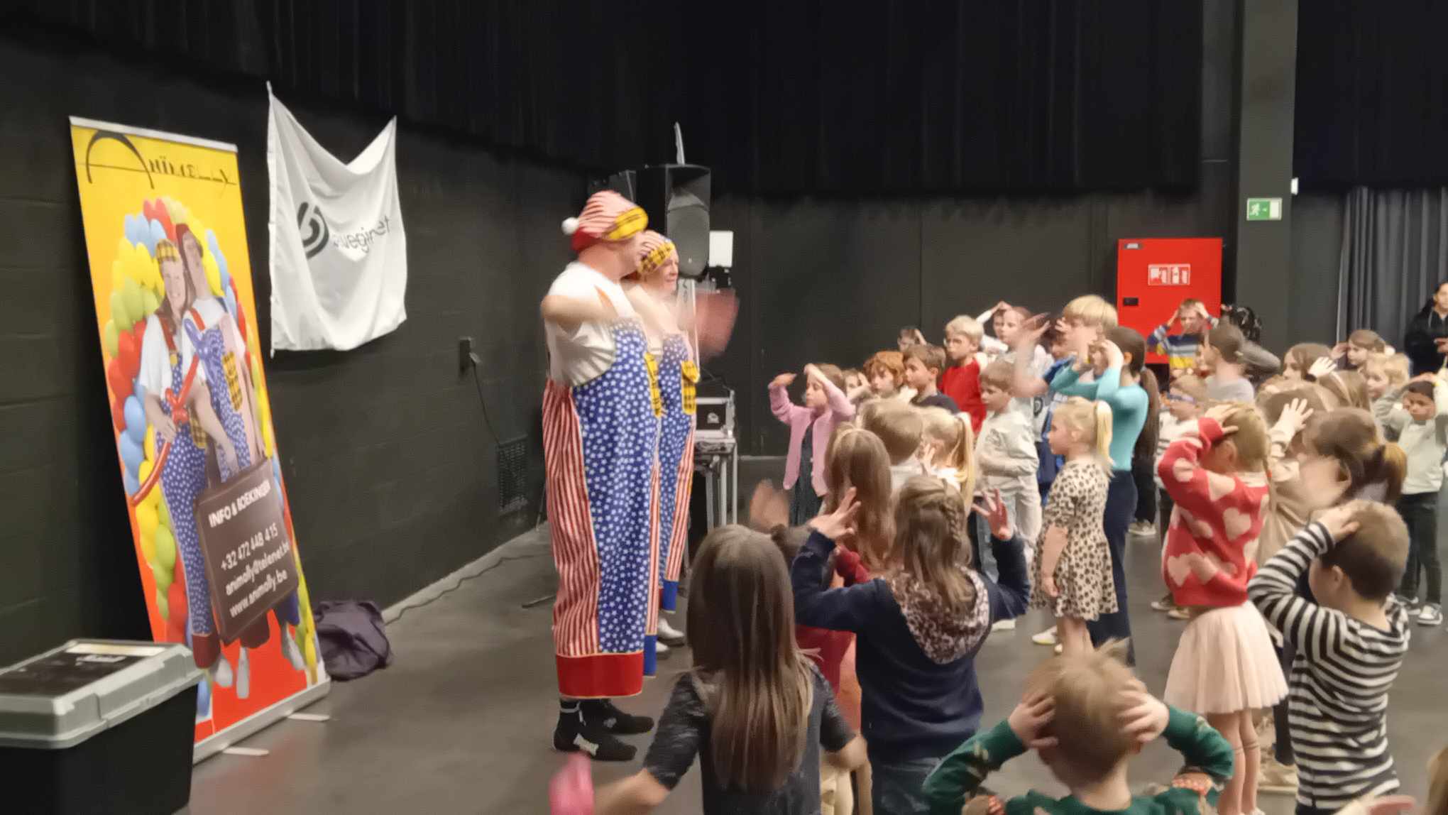 een dansje onder leiding van Animolly