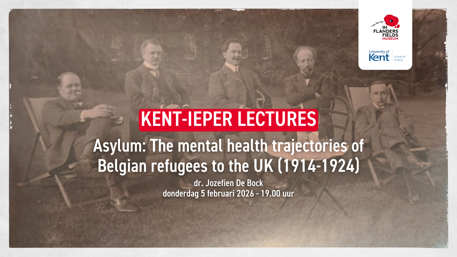 Promotiebeeld Kent-Ieperlecture van Jozefien De Bock