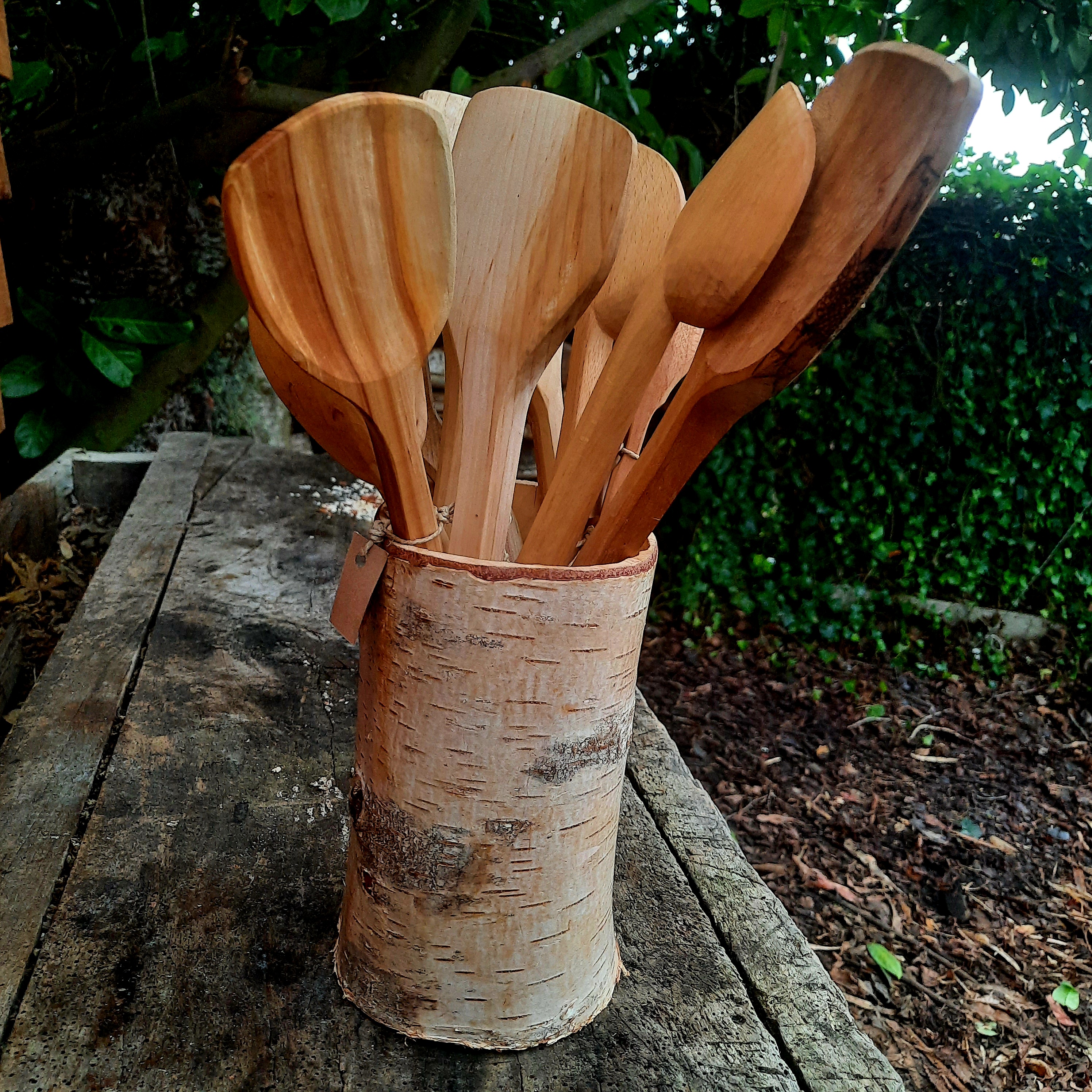 Samen een krimppot maken (houten verzamelpot)