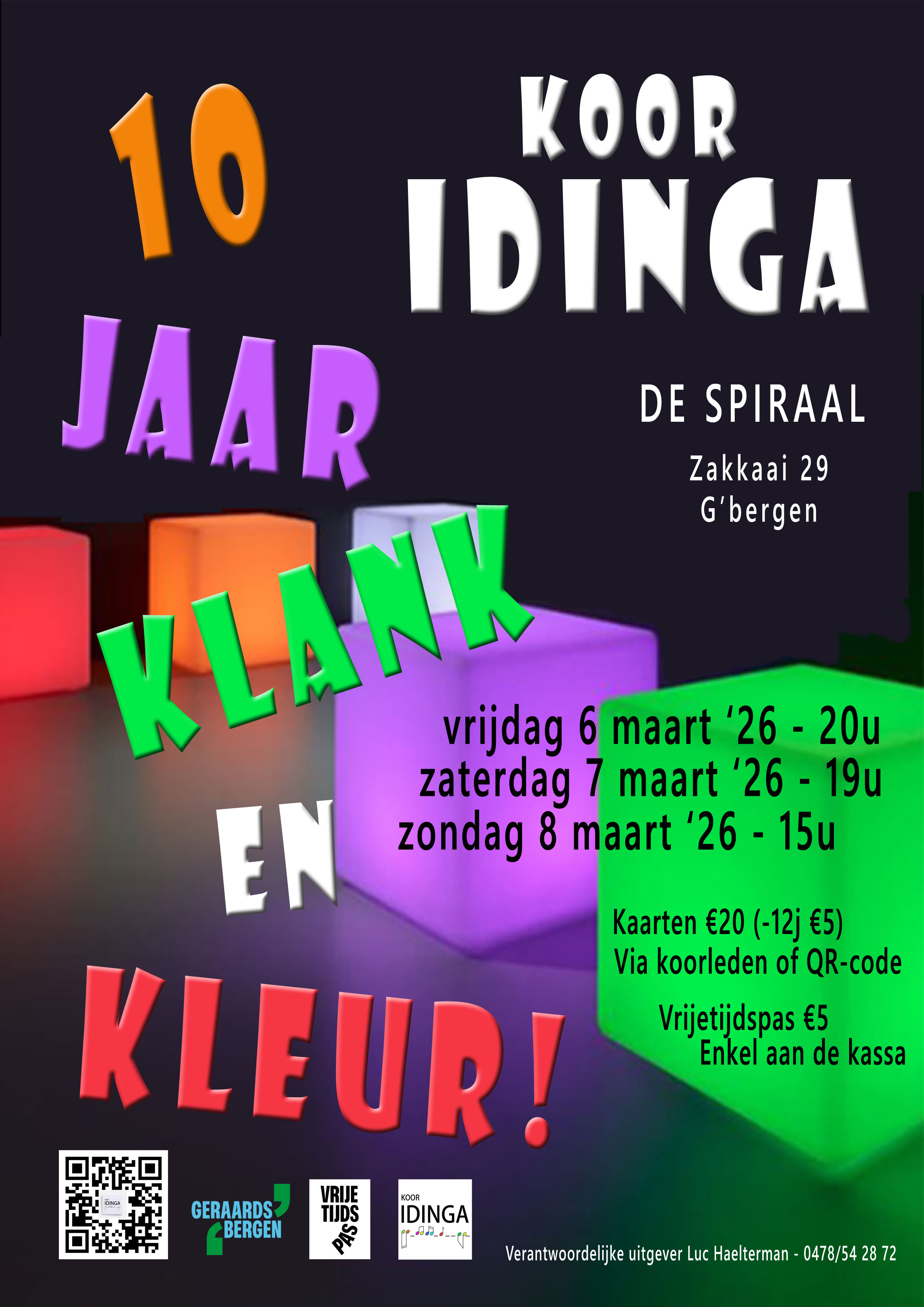 FLYER CONCERT 10 JAAR KLANK EN KLEUR