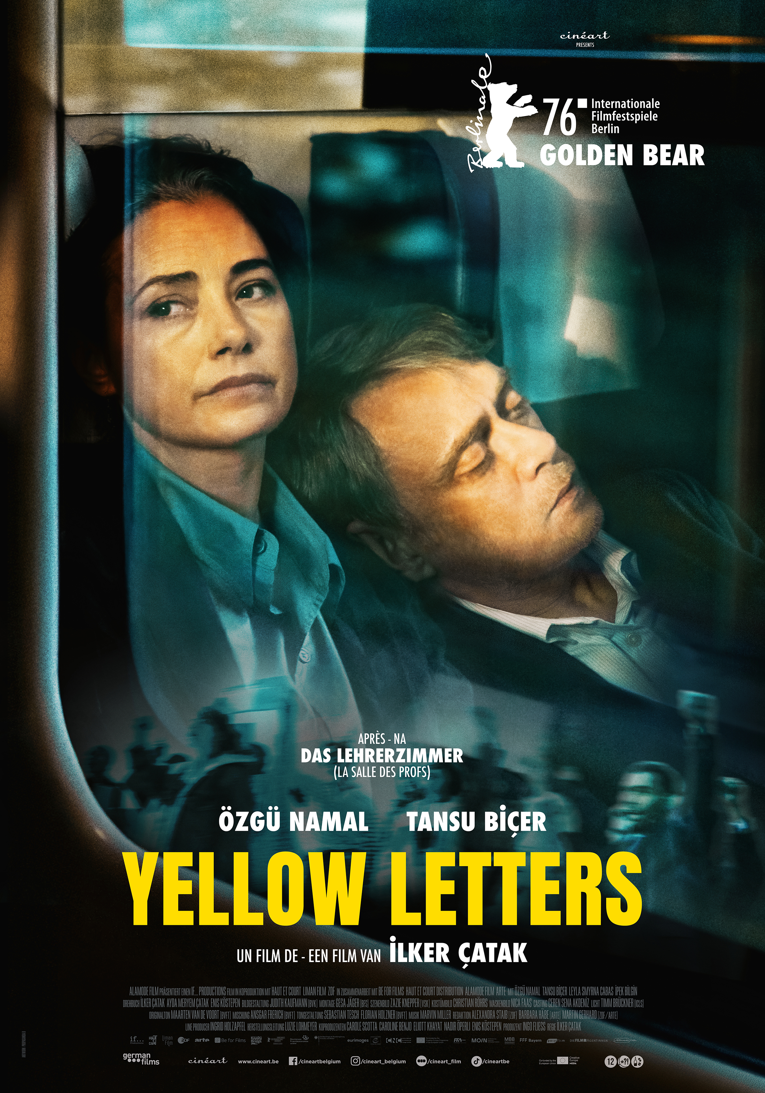 yellow letters