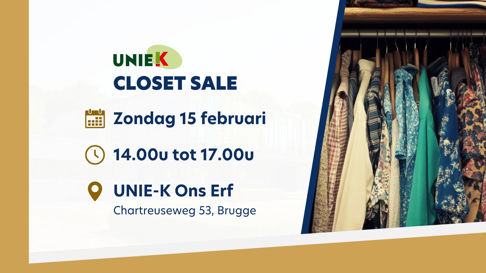 Closet Sale UNIE-K Ons Erf