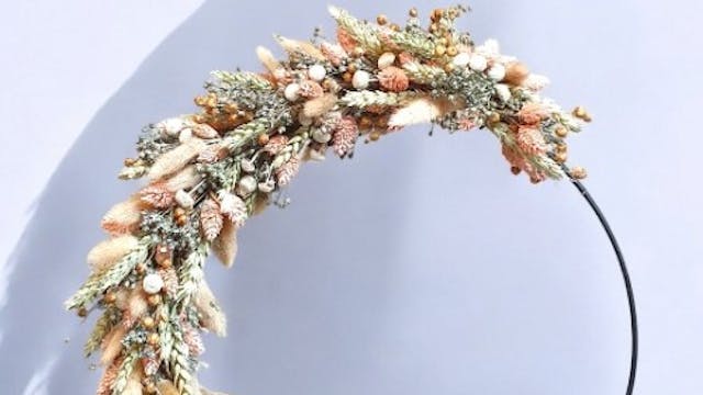 Droogbloemenkrans