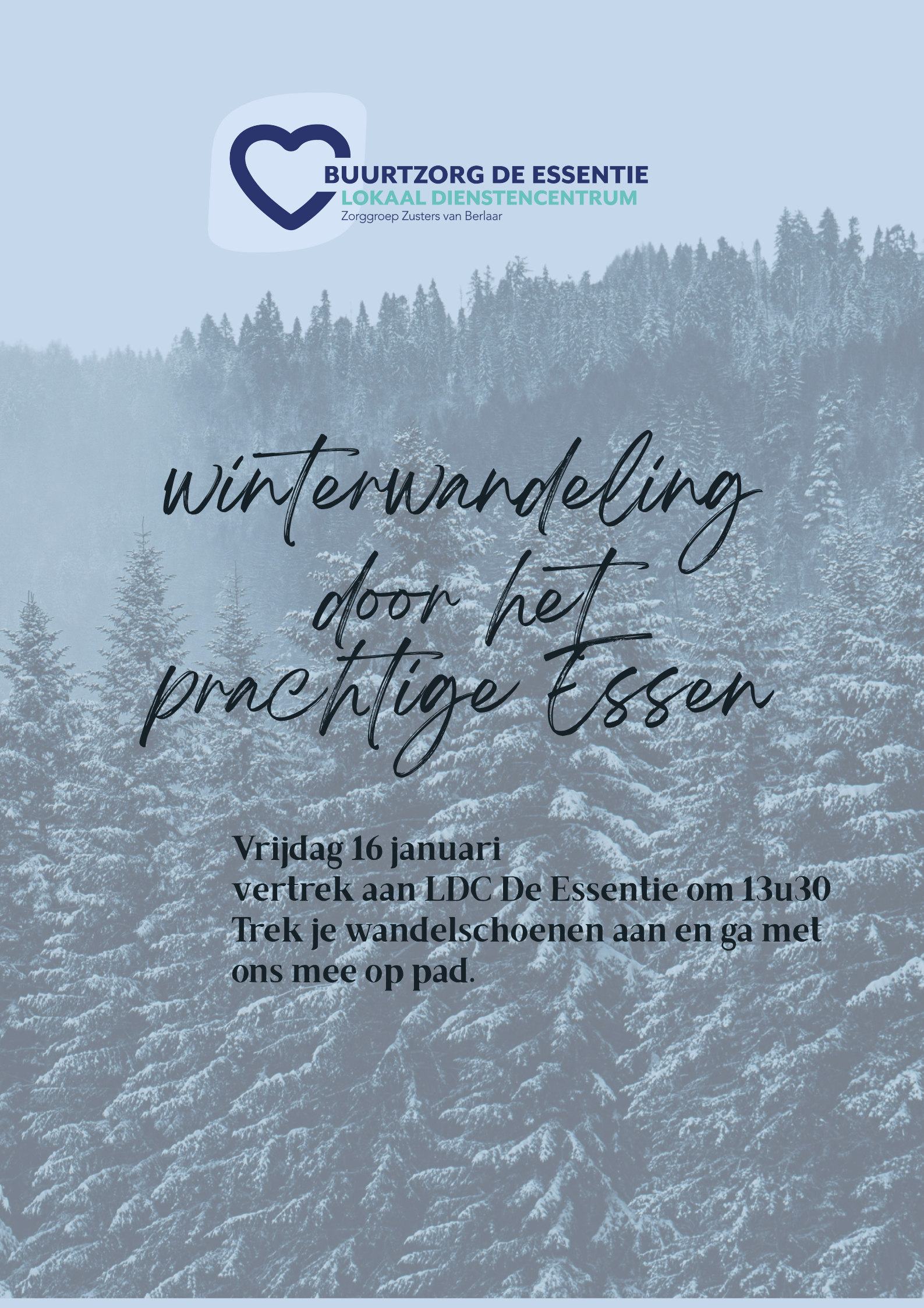 Winterwandeling affiche