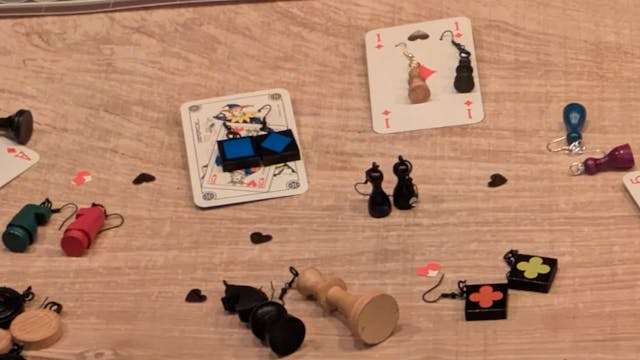 oorbellen van spelonderdelen