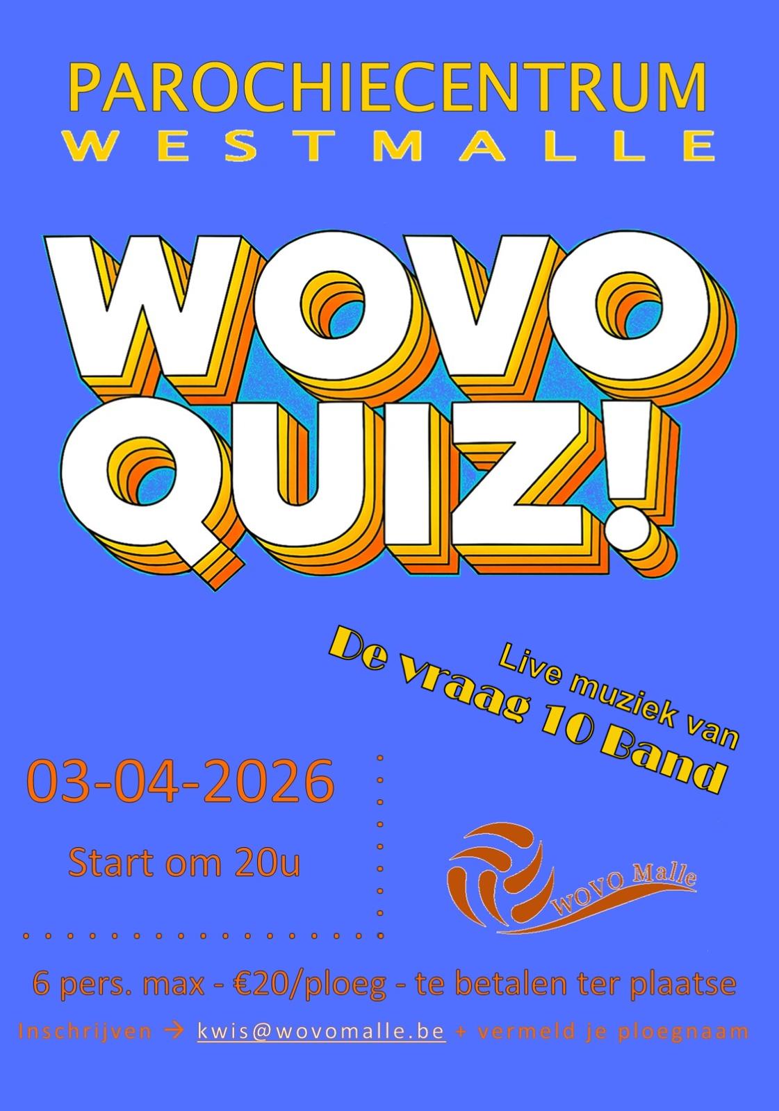 Affiche WOVo Quiz