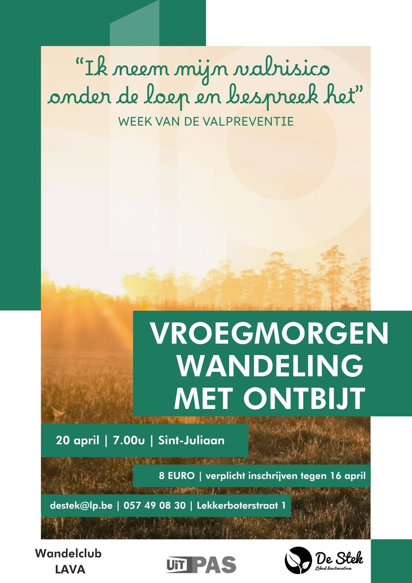 vroegmorgenwandeling