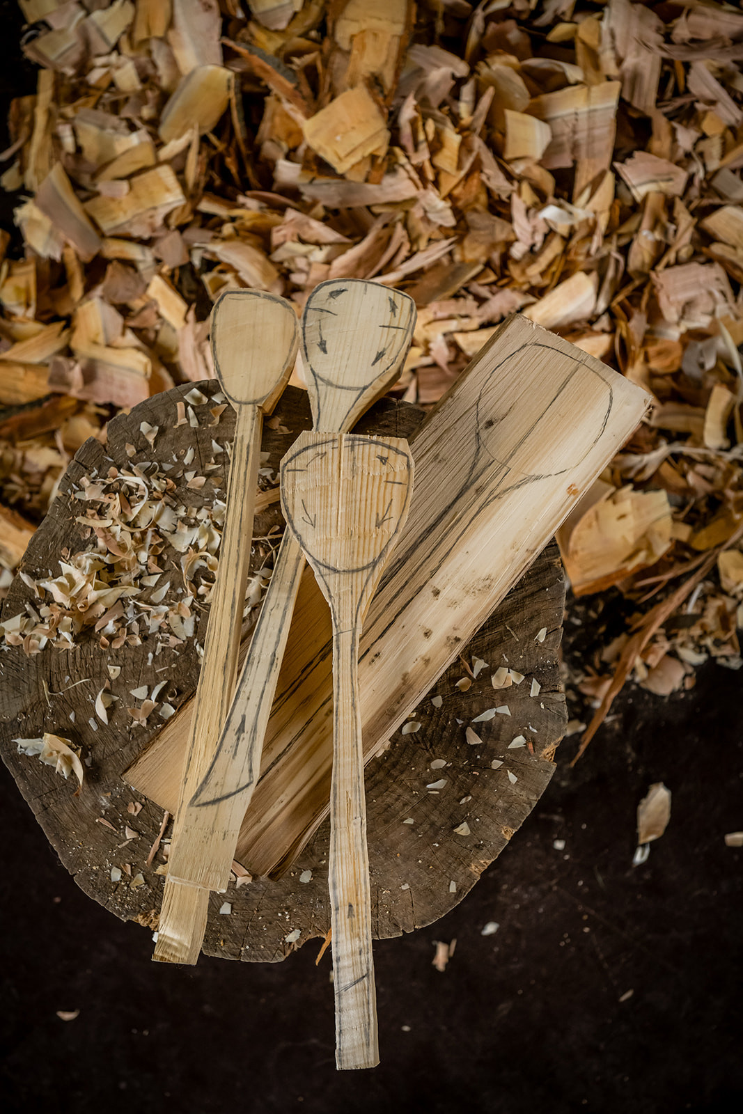 Plank + blancs verder