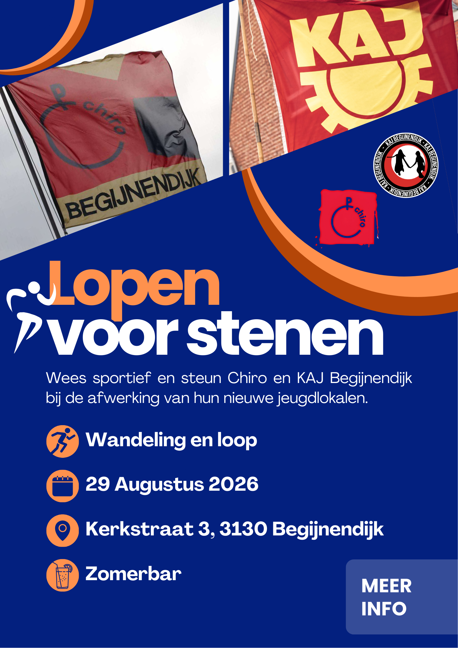Affiche zonder inschrijving