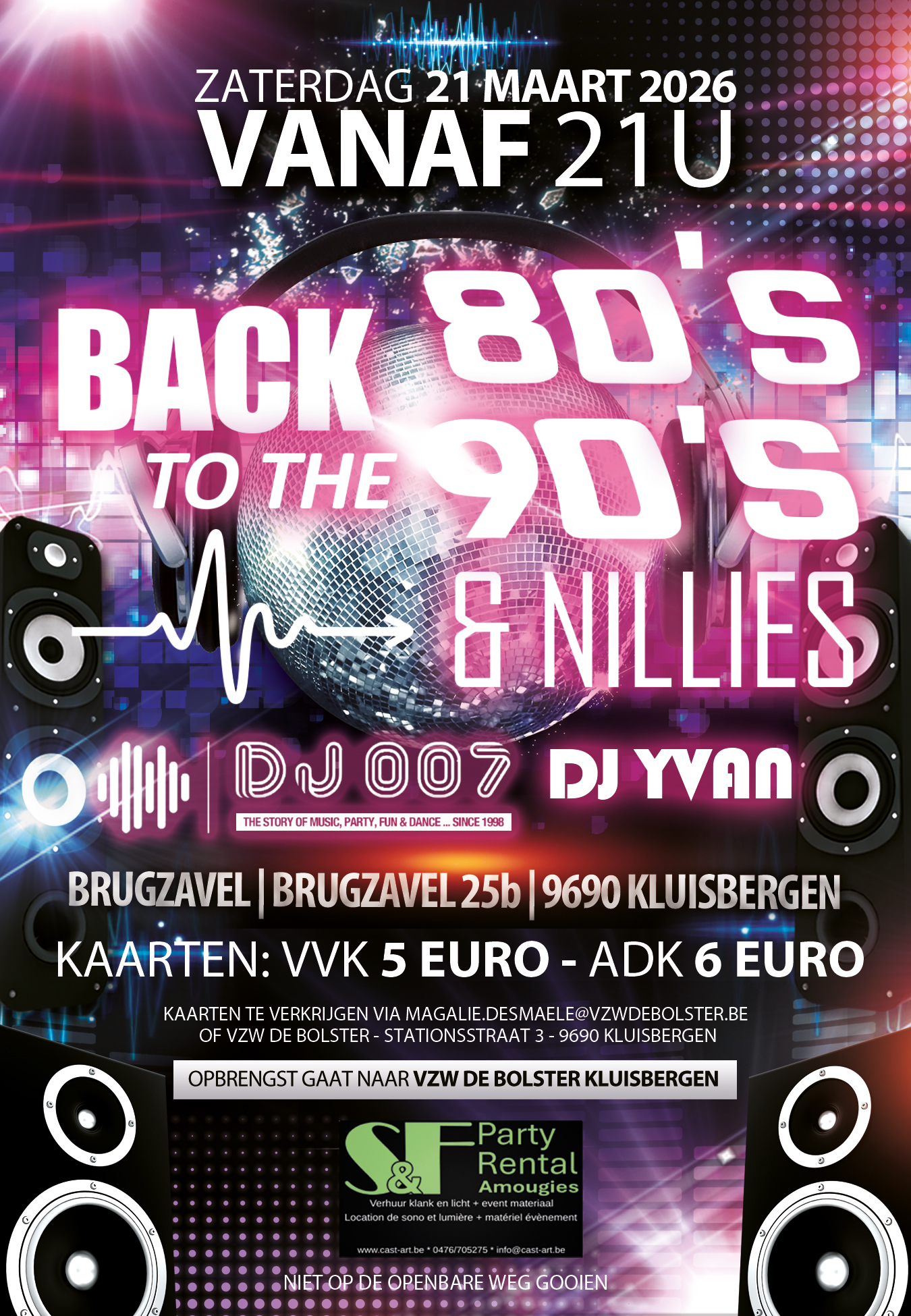 Affiche Bolsterfuif 2026