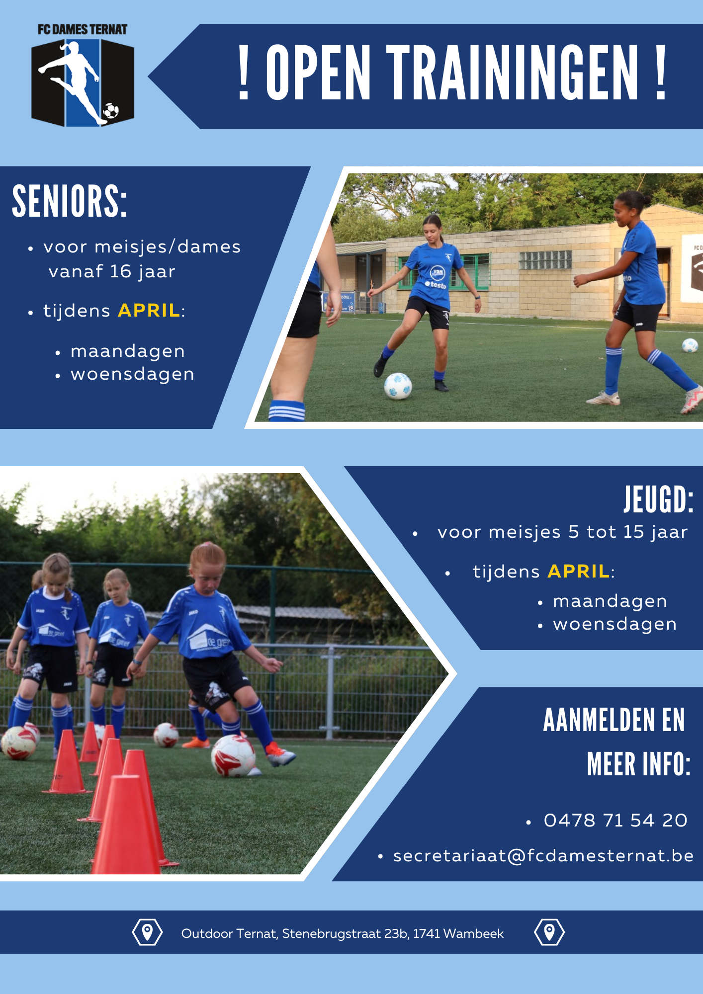 open trainingen FCDT