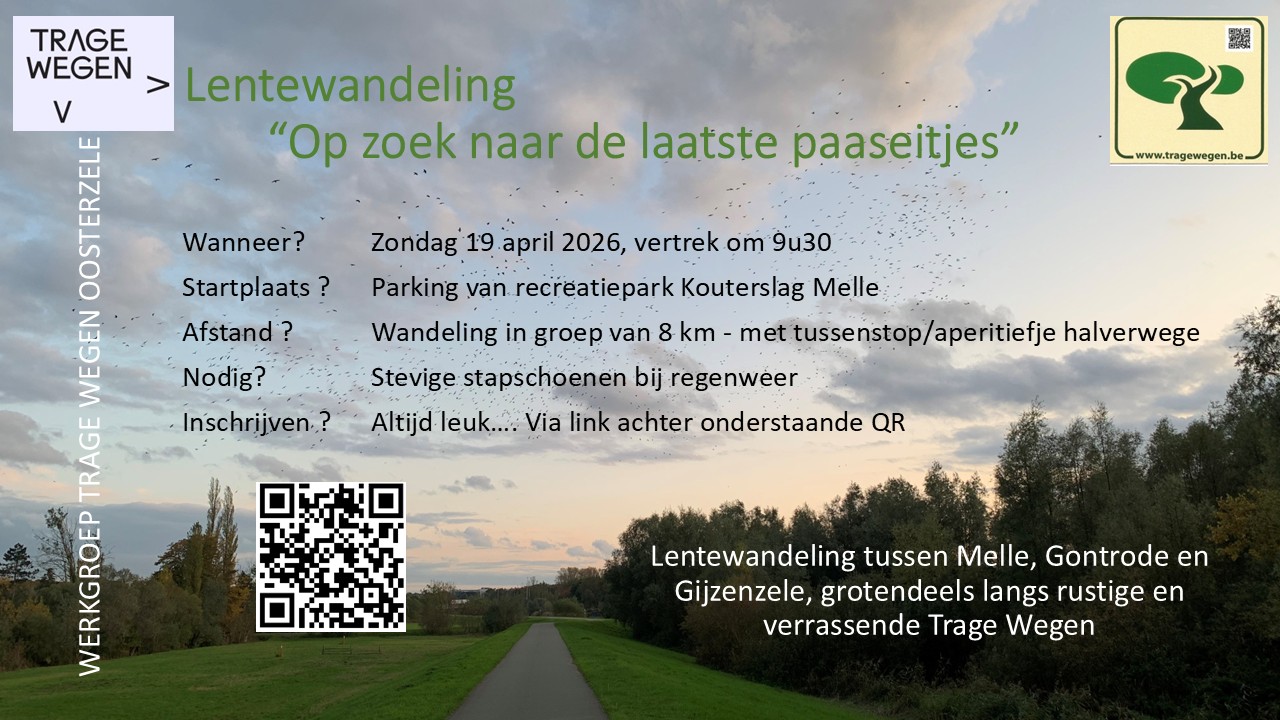 Affiche Lentewandeling 19/4