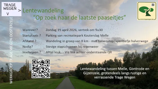Affiche Lentewandeling 19/4