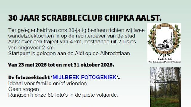 Wandelzoektocht "Aalst-rechteroever"