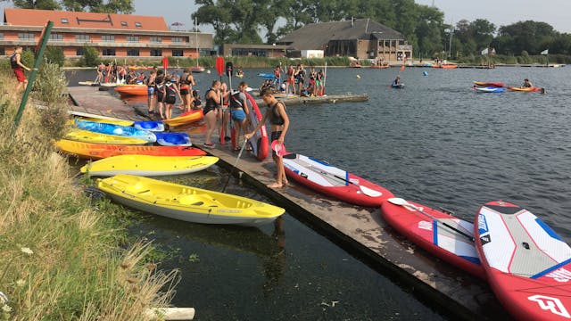 Domein Aan de Plas, watersportcentrum en sporthostel in Brugge