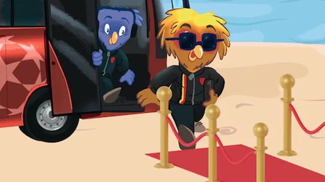 Balalaika gaat op voetbalreis