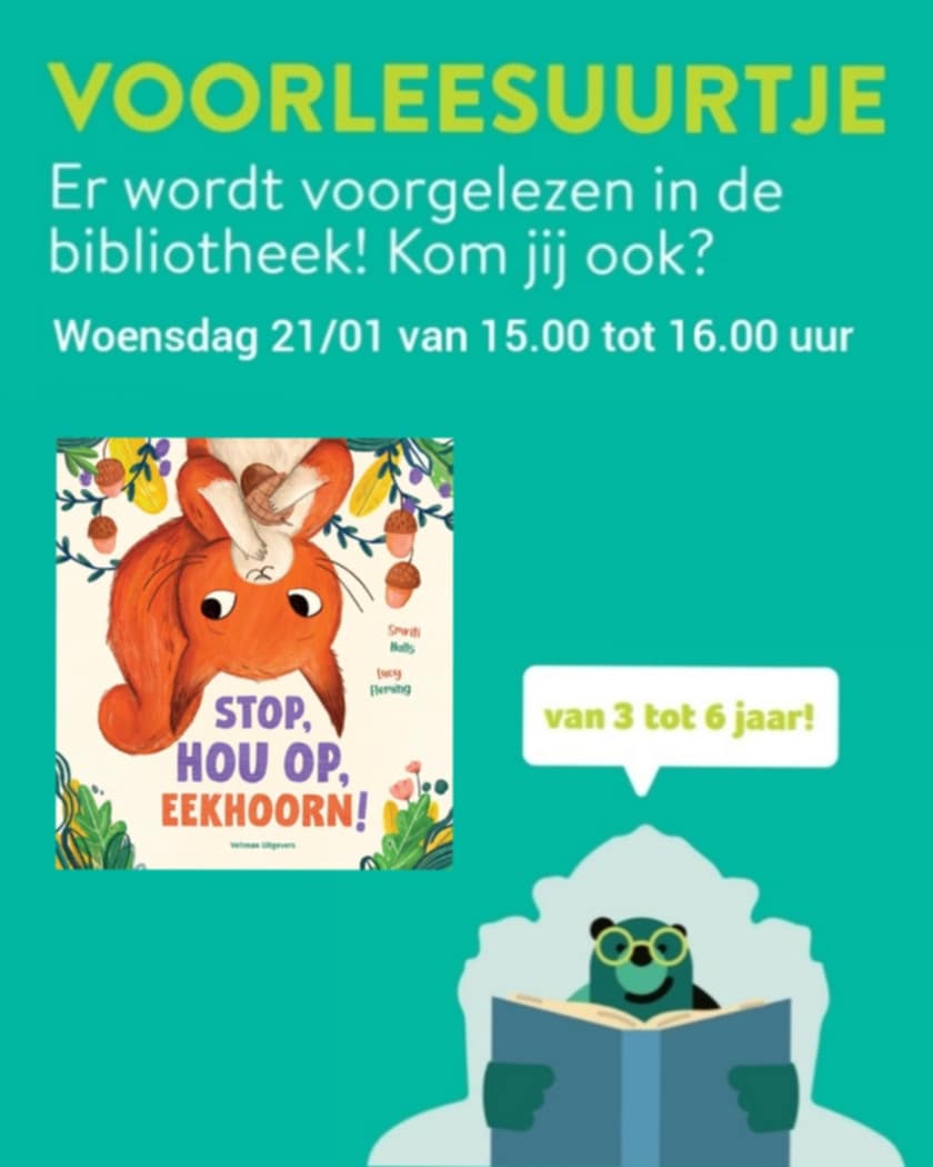 Voorlezen en knutselen in de bib