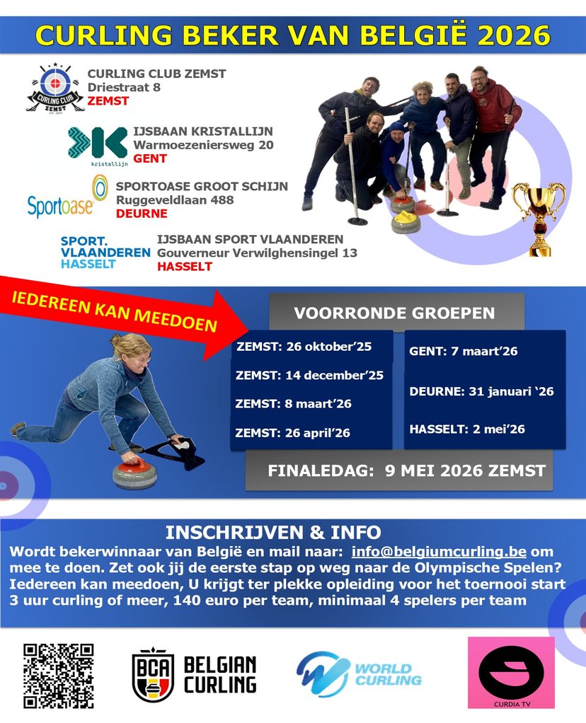 Open Beker van België Curling 2026