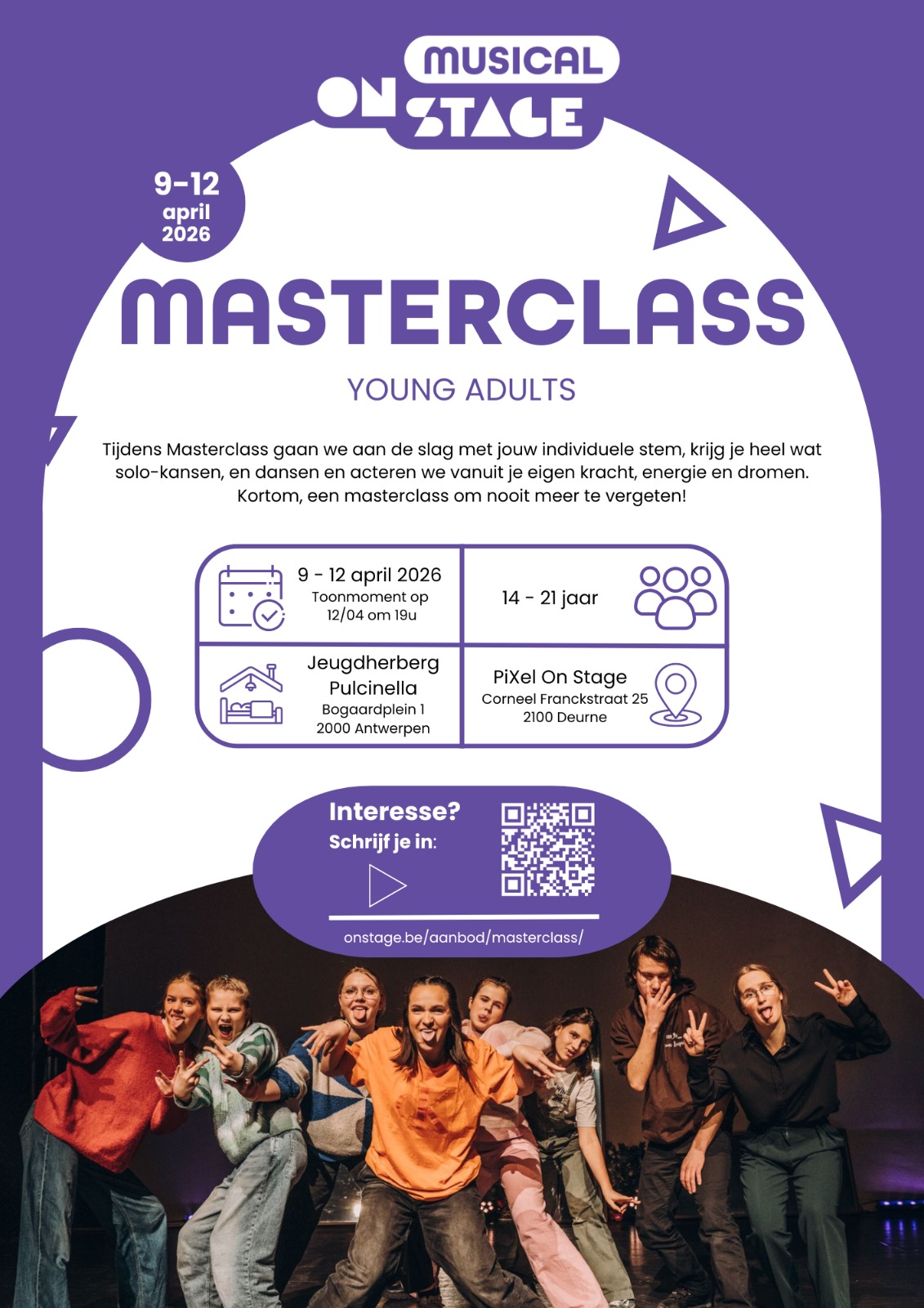 Masterclass XIV MusicalOnStage Young Adults