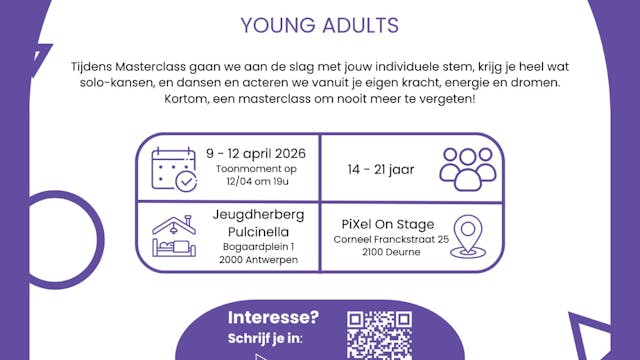 Masterclass XIV MusicalOnStage Young Adults