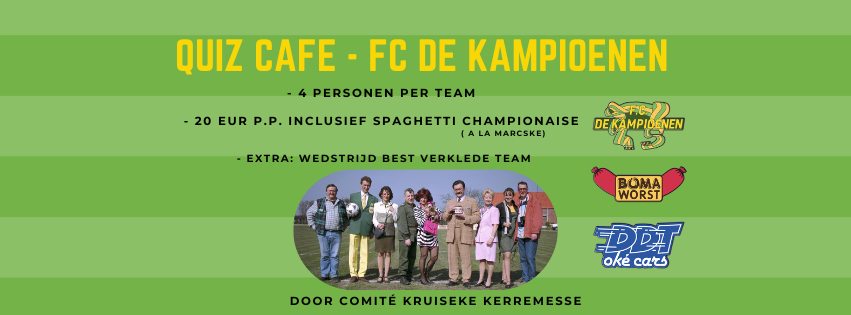 Quiz cafe FC De kampioenen