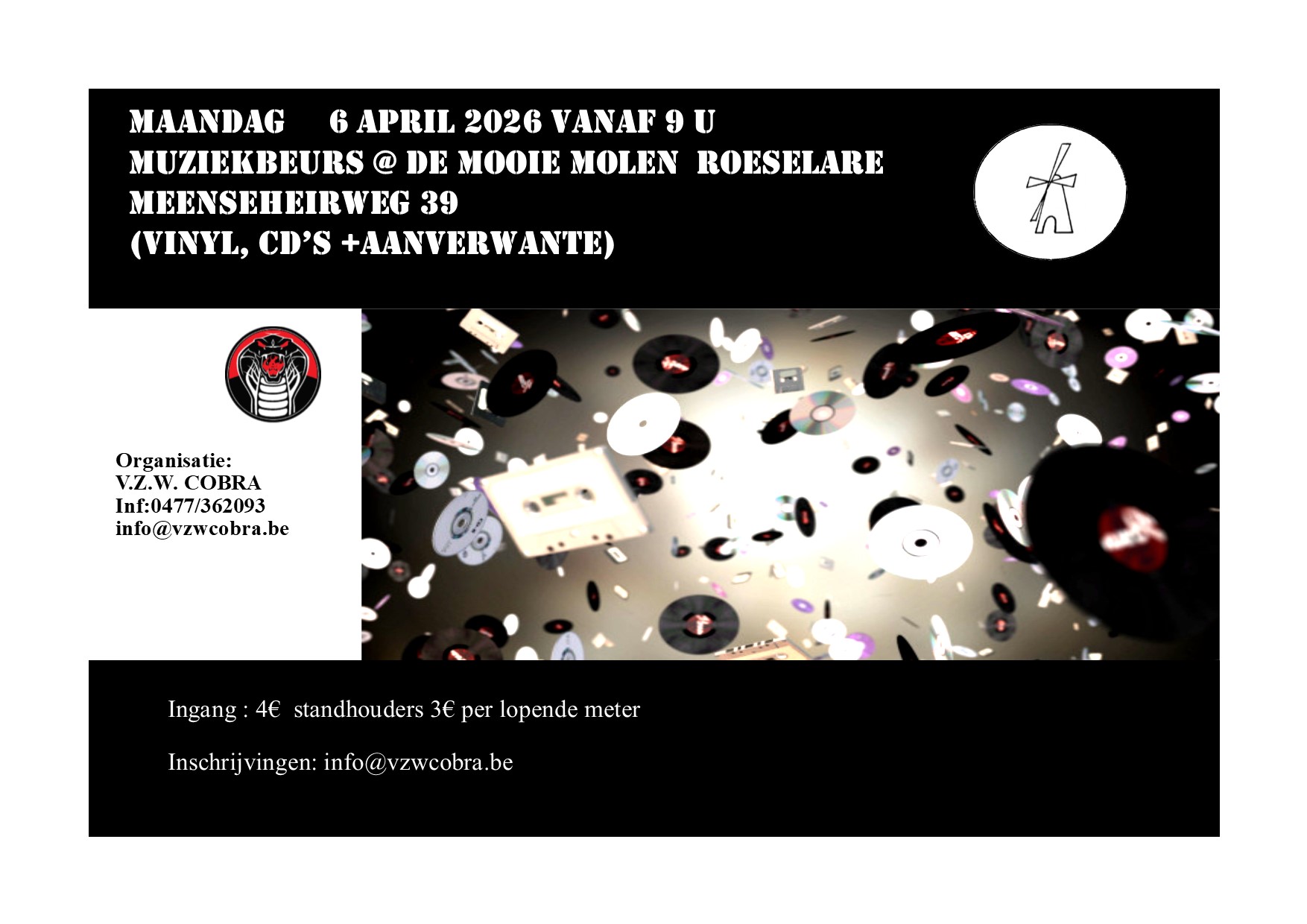 Muziekbeurs vzw Cobra 2026