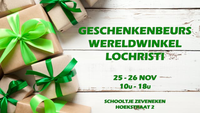 Geschenkenbeurs Oxfam Wereldwinkel