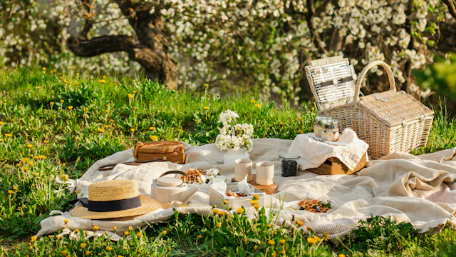 Geniet van een streekbrunch tussen de bloesems.