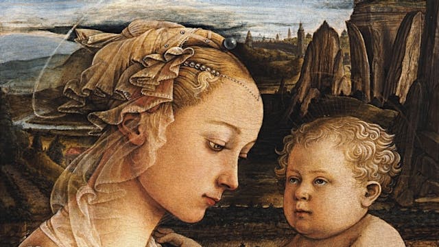 Madonna and Child with two Angels