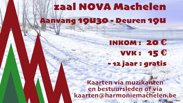 Affiche kerstconcert