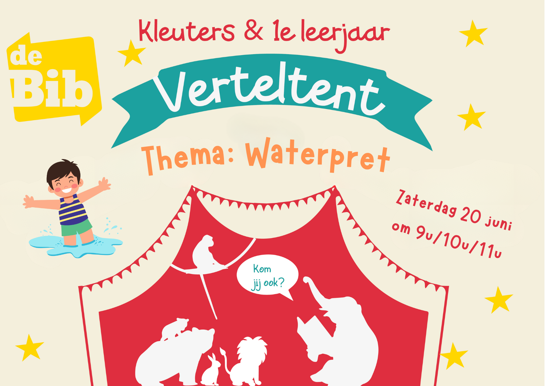 Verteltent Waterpret