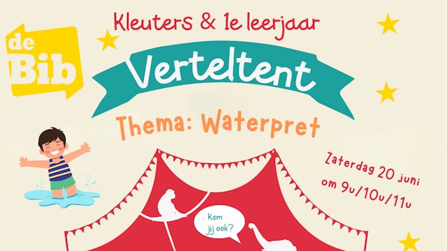 Verteltent Waterpret
