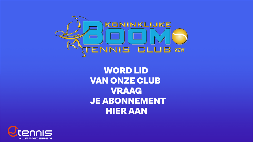 Abonnement Boom Tennis